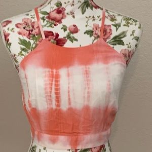 One the land tie dye halter top, casual wear